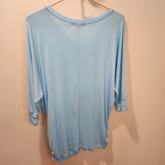 MIRITY Mint Women's Casual V Neck tshirt Size M - Picture 3 of 9